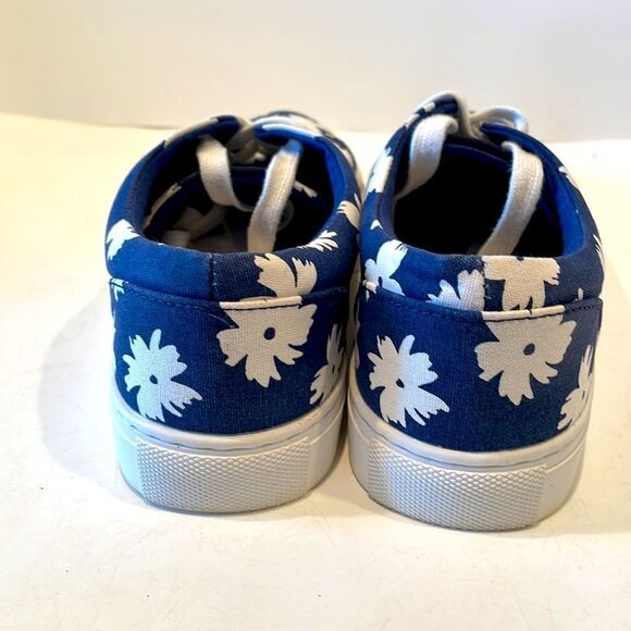 J.Crew Floral Printed Sneakers Women's Size 7.5 - Picture 6 of 8